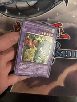 (MC) Yugioh Elemental Hero Flame Wingman TLM-EN035 Ultimate 1st Silver Stamp LP - Image 5