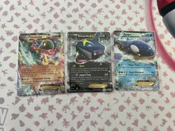 Mid Era EX Pokemon Card Lot Hawlucha Sharpedo Kyogre Medium Played - Image 1