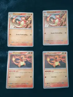 Pokemon MEG Phantasmal Flames Reverse Holo & Basic Card lot Of 4 See Pictures - Image 1