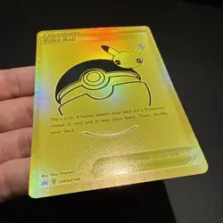 SWSH146 Poke Ball Gold Full Art Celebrations Pokemon TCG Promo Card Ult Pr Col. - Image 3