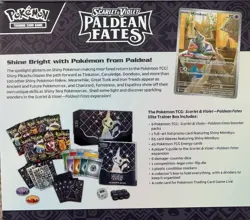 Pokemon Trading Card Game Scarlet & Violet Paldean Fates Elite Trainer Box - Image 3