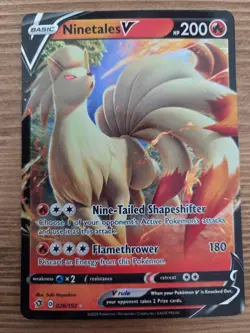 Lot of 2 Pokemon Ninetales Full Art Holo Cards - 2016 EX 13/83 & 2020 V 026/192 - Image 4