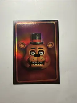 FNAF Five Night at Freddy's | Trading Card "Shiny Hologram Freddy" #105/120 - Image 1