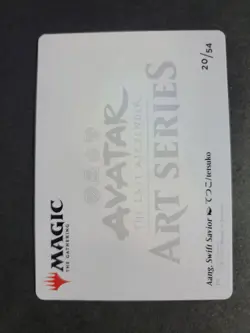 Aang, Swift Savior 20/54 MTG Avatar Art Series Card - Image 2