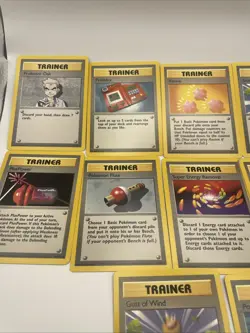 1999 Base Set Vintage Pokemon Trainer Card Mystery Lot (15 Cards, No Duplicates) - Image 2