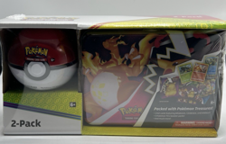 2021 Pokemon Collector Chest & Poke Ball Pokemon Cards 5 TCG Booster Packs More - Image 1