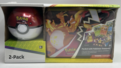 2021 Pokemon Collector Chest & Poke Ball Pokemon Cards 5 TCG Booster Packs More - Image 2