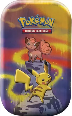 Random Pokemon Mini Tin - 2 Booster Packs, Art Card & Sticker - New Sealed+cards - Image 4