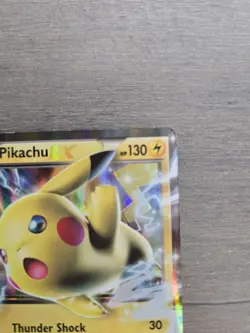 Pokemon Pikachu EX Jumbo Oversized Card XY174 Black Star Promo - Image 3