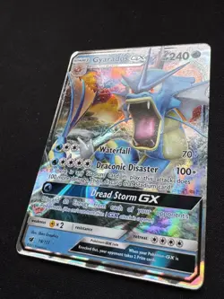 Pokemon Gyarados GX Card - Waterfall, Draconic Disaster, Dread Storm GX 18/111 - Image 3