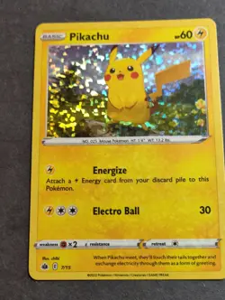 Pikachu 007/015 McDonald's Promo 2022 Holo Pokemon Tcg Card Lightly Played - Image 1