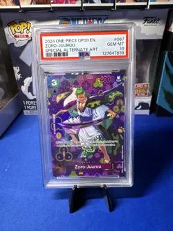One Piece Zoro-Juurou SP Alternative Art TCG Card English, OP09 - Image 1
