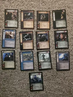 Lord Of The Rings TCG Seies 1 The Fellowship Of The Ring Common 13 Card Bundle - Image 1