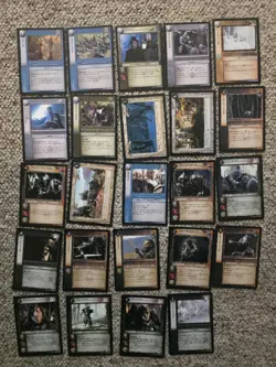 Lord Of The Rings TCG Seies 1 The Fellowship Of The Ring Common 24 Card Bundle - Image 1