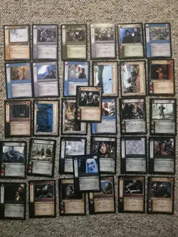 Lord Of The Rings TCG Seies 1 The Fellowship Of The Ring Common 32 Card Bundle - Image 1