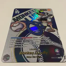 *REPLICA* Monkey D. Luffy EB02-010 LA Dodgers Alt Art PROXY Card| READ DESC - Image 4