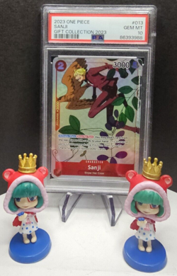 PSA 10 Sanji OP01 013 Gift Collection 2023 One Piece Card Game English GEM MT - Image 1