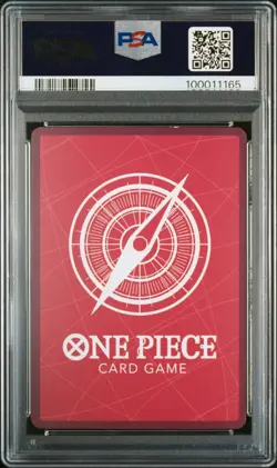 PSA 8 One Piece Card Game Japanese Portgas D. Ace Leader Parallel OP03-001 2023 - Image 2