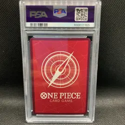 PSA 8 One Piece Card Game Japanese Portgas D. Ace Leader Parallel OP03-001 2023 - Image 4