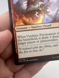 MTG - Viashino Pyromancer 166/280 Common Core Set 2019 LP - Image 5