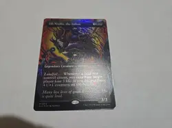 Ob Nixilis, the Fallen (Borderless) Foil Secret Lair Encyclopedia of Magic 0015 - Image 1