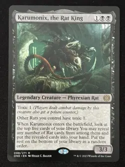 1x MTG Karumonix, the Rat King - Phyrexia: All Will Be One (ONE) #98 - Magic - Image 1
