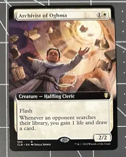 MTG Archivist of Oghma EXTENDED ART 553 Battle for Baldur's Gate - Image 1