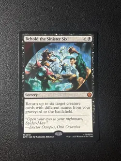0051 Behold the Sinister Six! - Spider-Man - Mythic - NON FOIL - MTG - Image 1