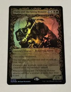 MTG THALIA AND THE GITROG MONSTER (SHOWCASE) March Of The Machine FOIL LP - Image 1