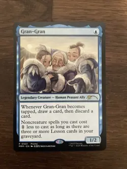 MTG Magic Gran-Gran Promo 0001 Avatar TLA Unique & Misc Promos - Image 1