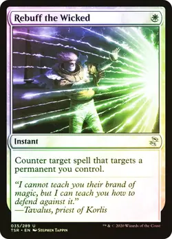 MTG FOIL Rebuff the Wicked - Time Spiral Remastered #035 - Image 1