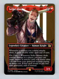 MTG: FIN 534 Seifer Almasy (Borderless) (Surge Foil) Regular NM - Image 1