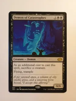 Demon Of Catastrophes 397 Mtg Magic The Gathering Regular Rare J22 NM - Image 1