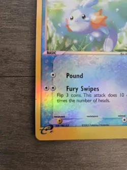 Pokemon Card Mudkip 010 Nintendo Black Star Promo Reverse Holo - Image 5