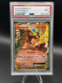 2016 Pokemon XY Evolutions Charizard EX 12/108 PSA 9 - Image 1