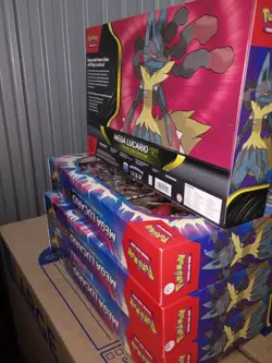 Pokemon Mega Lucario ex Figure Collection Box Factory Sealed (lot Of 4) - Image 2
