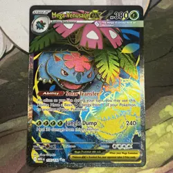 Pokemon TCG Mega Evolutions Mega Venusaur EX 155/132 Ultra Rare NM - Image 1