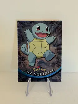 Topps Pokemon 07 Squirtle Light Play Holo - Image 1