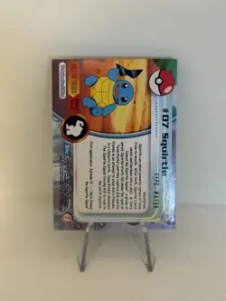 Topps Pokemon 07 Squirtle Light Play Holo - Image 2