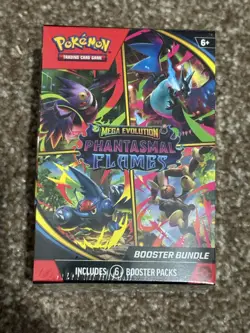 Pokemon TCG:Mega Evolution-Phantasmal Flames Booster Bundle (6 Packs) IN HAND ✅ - Image 1
