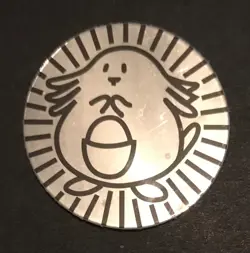 Chansey Pokemon Coin Wizards 1999 Silver Original WOTC Of The Coast RARE - Image 1