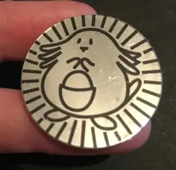 Chansey Pokemon Coin Wizards 1999 Silver Original WOTC Of The Coast RARE - Image 4