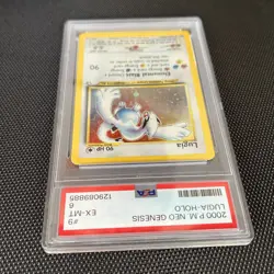 2000 Pokemon TCG Lugia Neo Genesis LUGIA - HOLO PSA 6 - Image 5