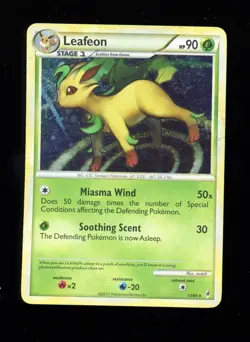 Pokemon TCG - Leafeon - 13/95 - Rare - Holo - Call of Legends [Moderate Play] - Image 1