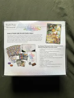 Pokemon Center Prismatic Evolutions Elite Trainer Box Sealed W/ Plastic Case - Image 2