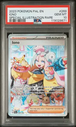 2023 POKEMON PAL EN-PALDEA EVOLVED SPECIAL ILLUSTRATION RARE #269 IONO PSA 10 - Image 1