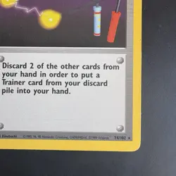 Pokemon Vintage Non-Holo Rare Item Finder 74/102 Base Set WotC 1999 - Image 4