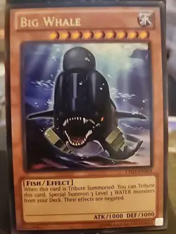 Big Whale - Rare Foil - Yugioh Water Monster - Vintage - Image 1
