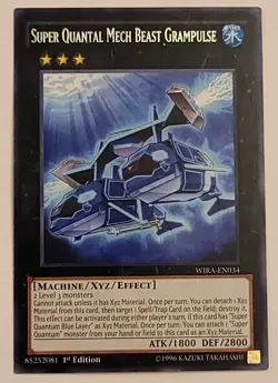 YGO Super Quantal Mech Beast Grampulse Ultimate Rare NM OTS Pack 3 OP03-EN003 - Image 1