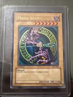 YUGIOH DARK MAGICIAN DIY-P006 1ST ULTRA LIGHT PLAY PORTUGESE SDY - Image 1